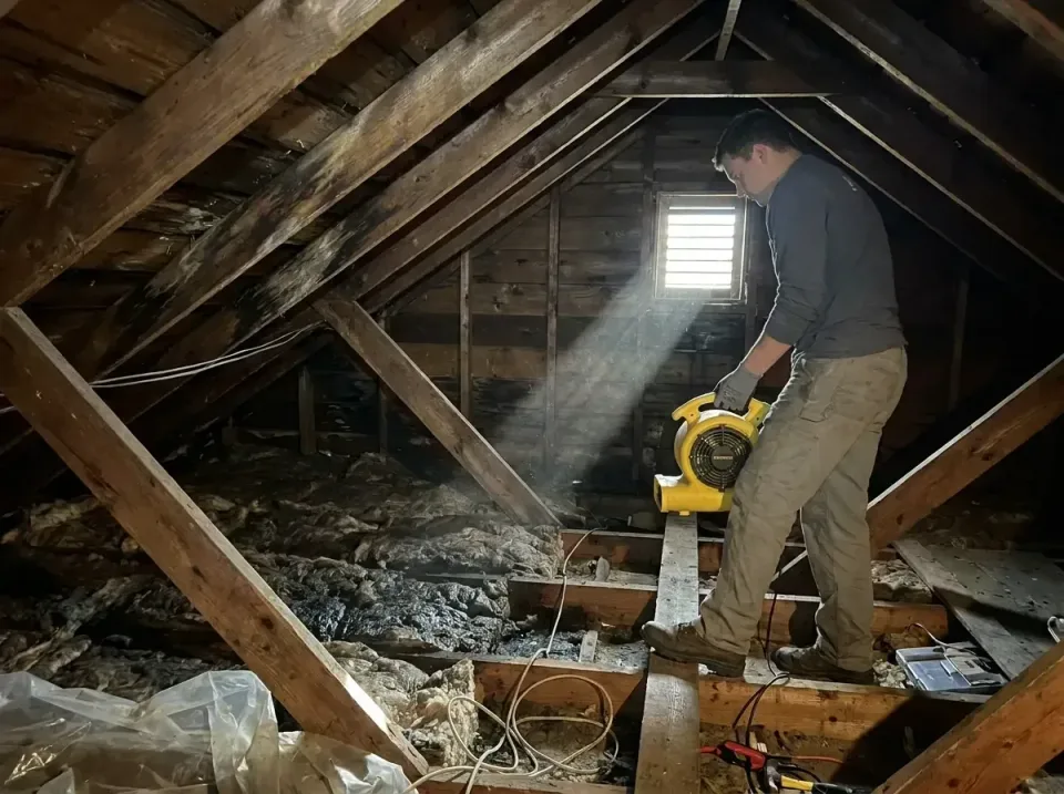 attic-water-damage-drying-proc-007 — frequently asked questions, Emergency Water Extraction & 24/7 Flood Response in Congers…